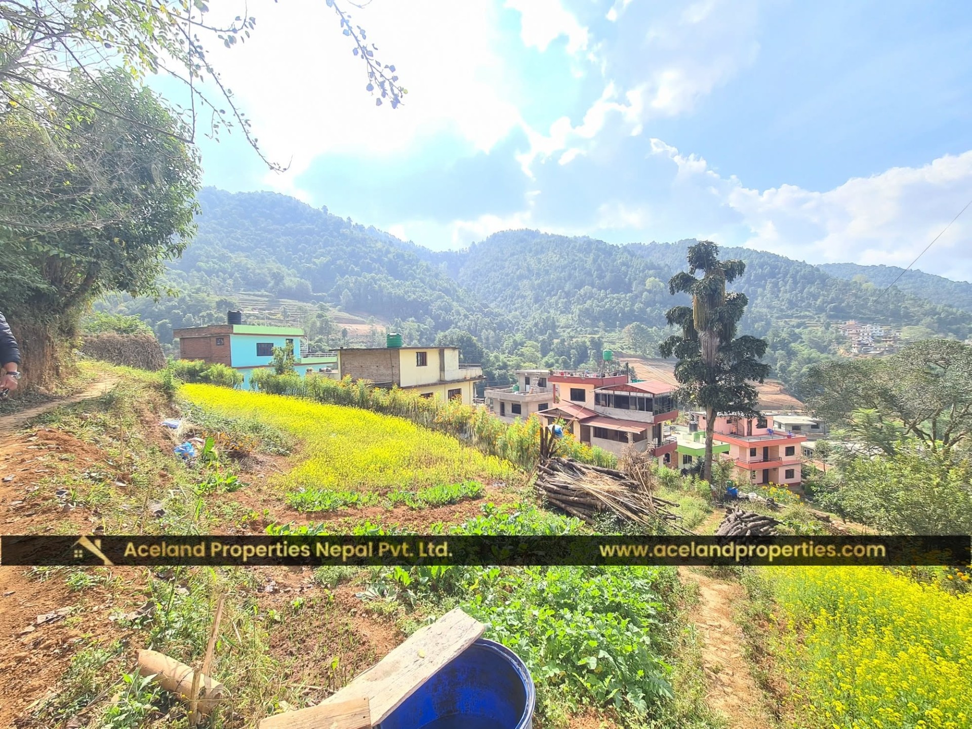 Badhikhel South/ West facing 16ft road excess surrounded with nature, peaceful environment, fresh air and just 10 kilometers away from Satdobato, Lalitpur