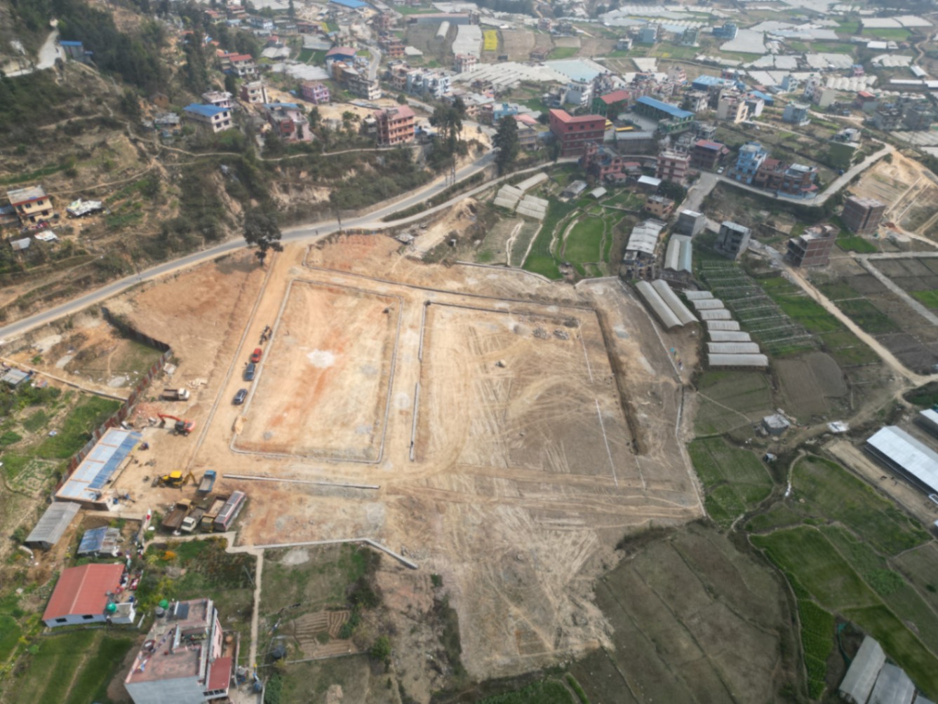 #SS1170 Plotting Land on sell at Dahachowk, Chandragiri