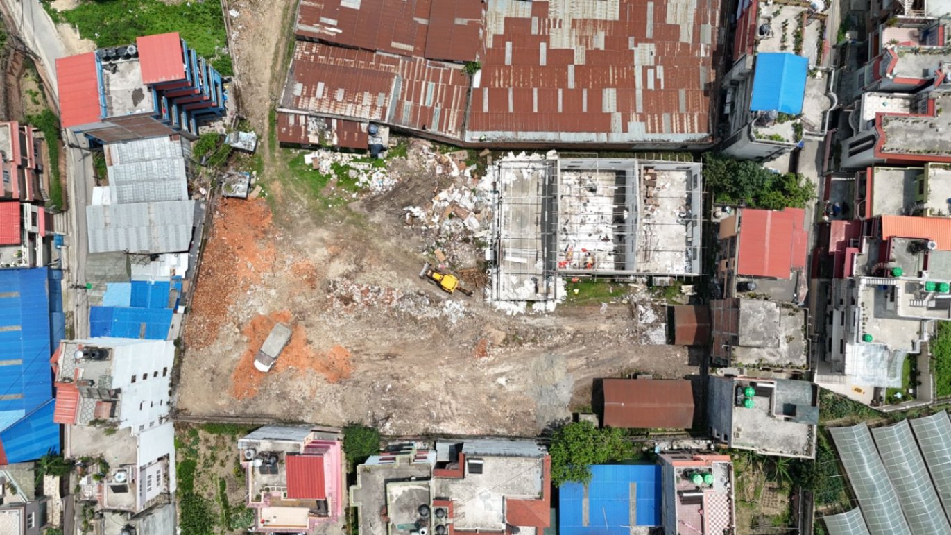 #SS1825 Plotting Land on sell at Satungal, Chandragiri