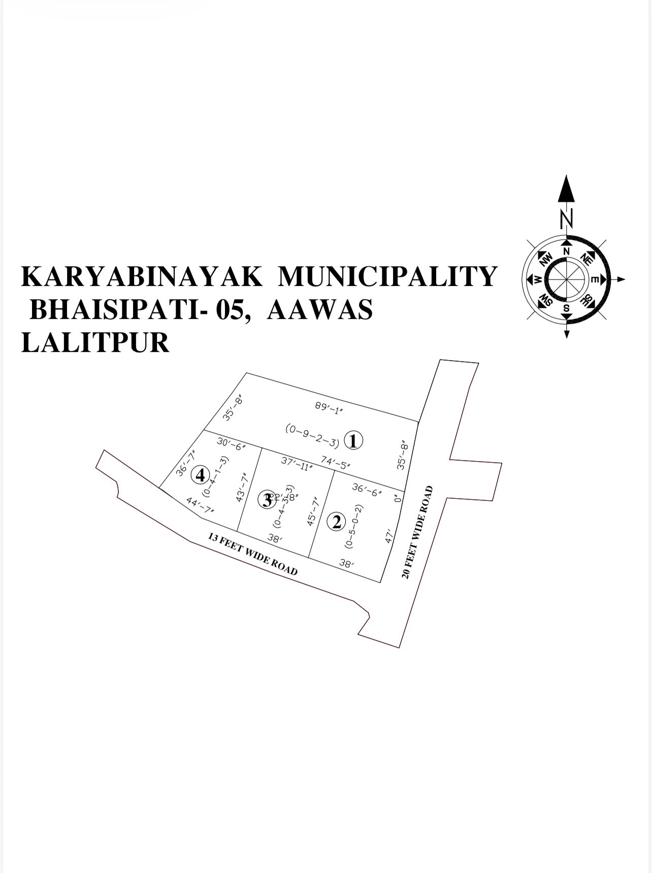 #SS1996 Plotting Land on sell at Bhaisepati, Lalitpur