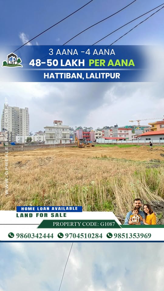 #G1087 π‘ Land at Hattiban, Lalitpur