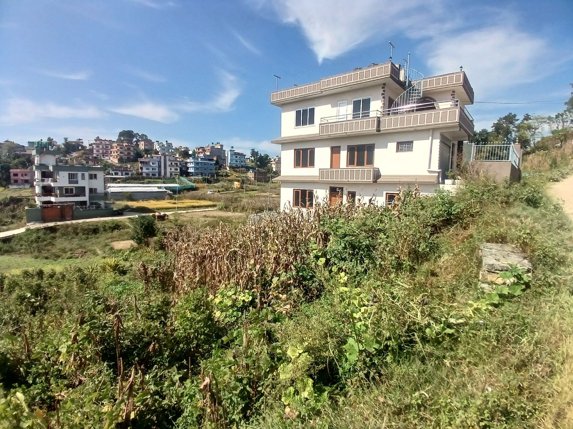 Land for sale in duwakot bhatbhatani planning.