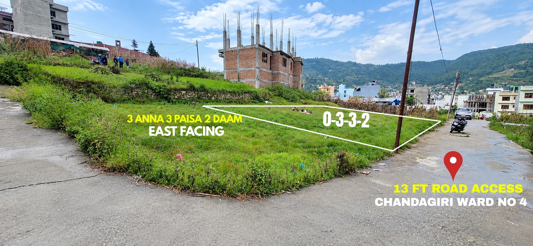 ๐ก LAND FOR SALE โ CHANDRAGIRI, KATHMANDU โจ Property Code: #ALPR1060