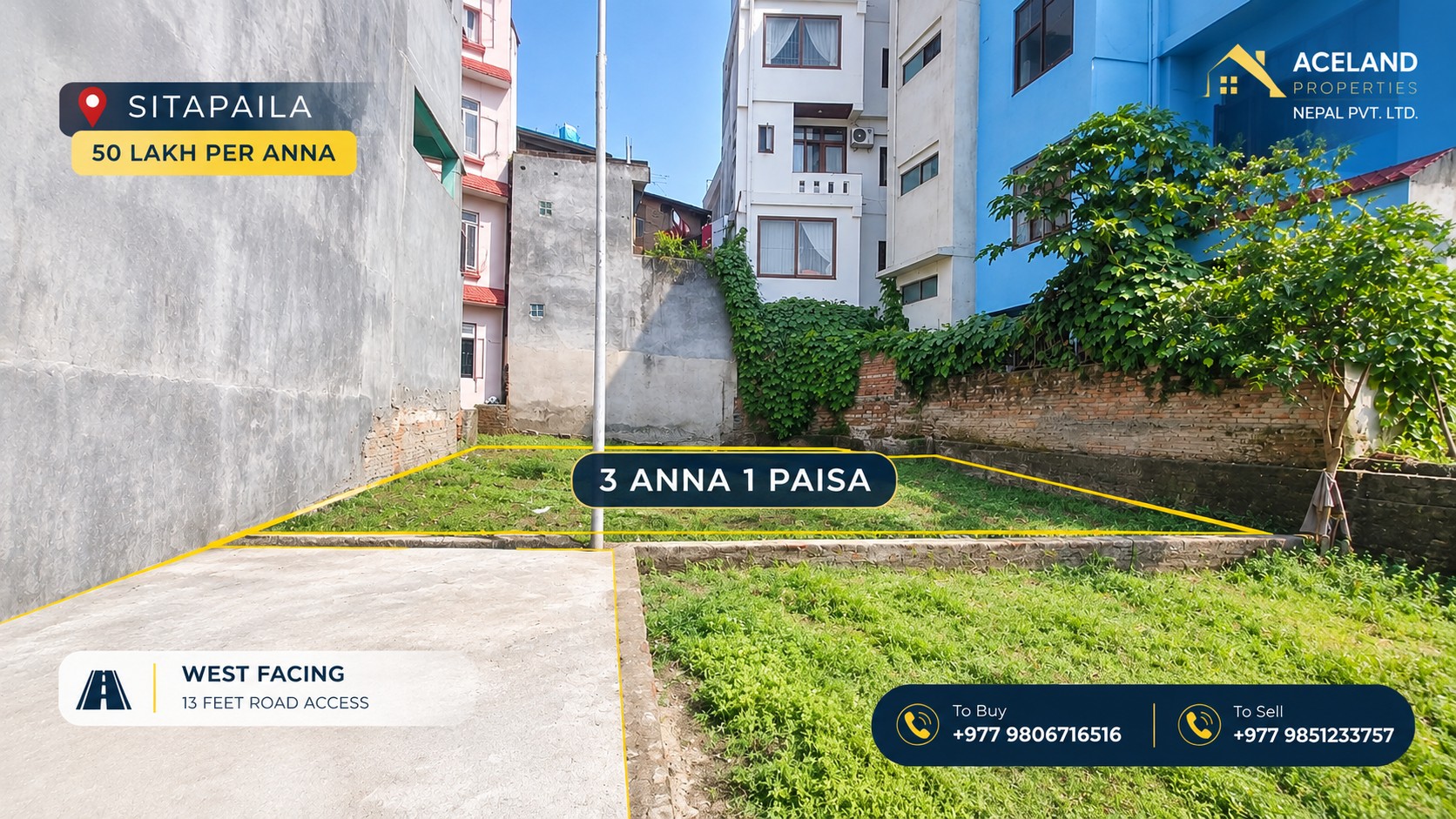 ๐๏ธ LAND FOR SALE | SITAPAILA, KATHMANDU Property ID: #ALPR1075
